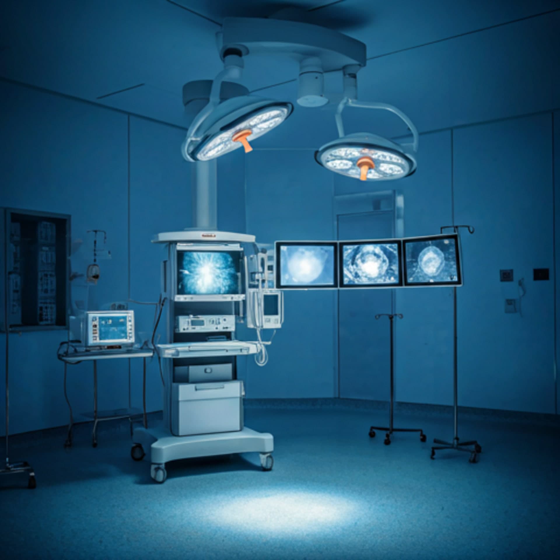 high-tech surgical suite
